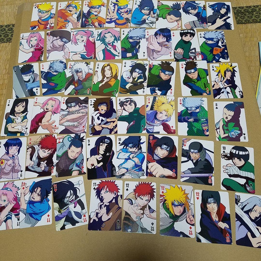 NARUTO 4th トランプ　ナルト　サクラ　サスケ　カカシ　我愛羅　イタチ