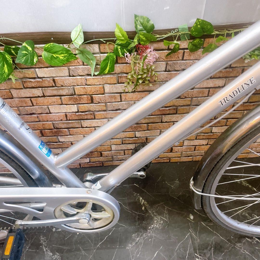 【13】一般車 シティー車 TRADLINE シルバー 27インチ