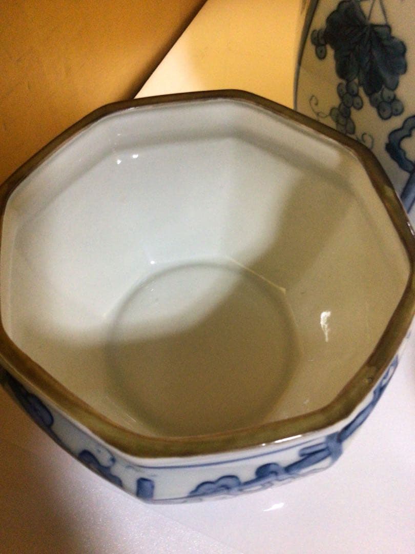 茶道具 染付皆具 共箱付き