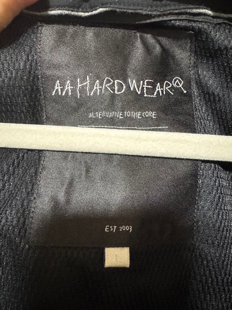 AA hardwearTHRASHER コーチジャケット ブラック
