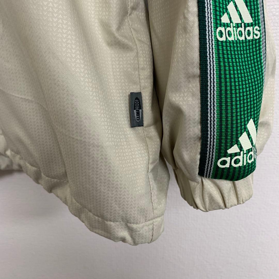 アディダス　ＬＬ　ウインドブレーカー　上下　セットアップ　ベージュ　サイドロゴ