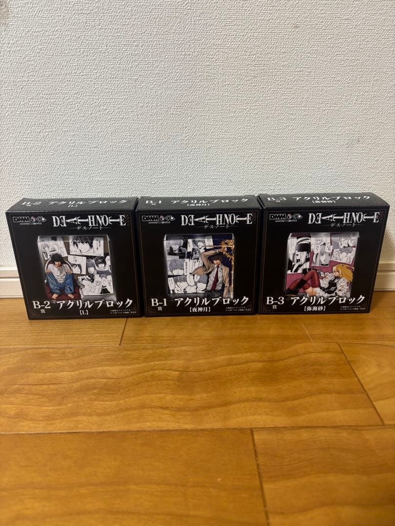 デスノート　DMMくじ　 アクリルブロック 一番くじ