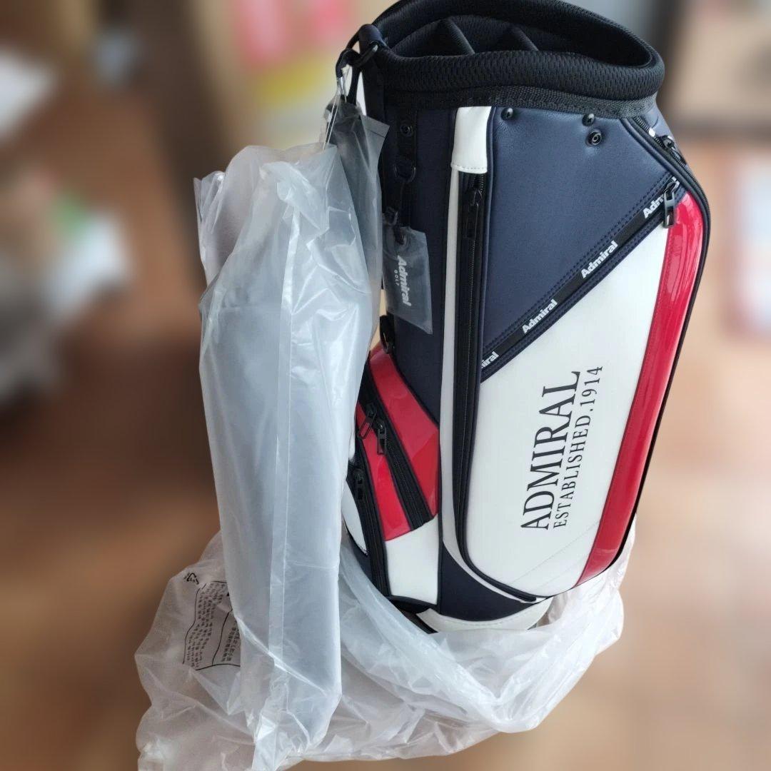 アドミラルゴルフカートキャディバッグトラッドトリコロールADMG5BC7