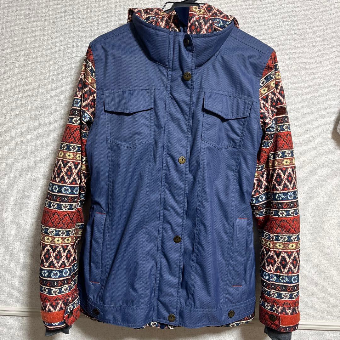 【上下セット】ROXY スノーボードウェア フード付き Sサイズ