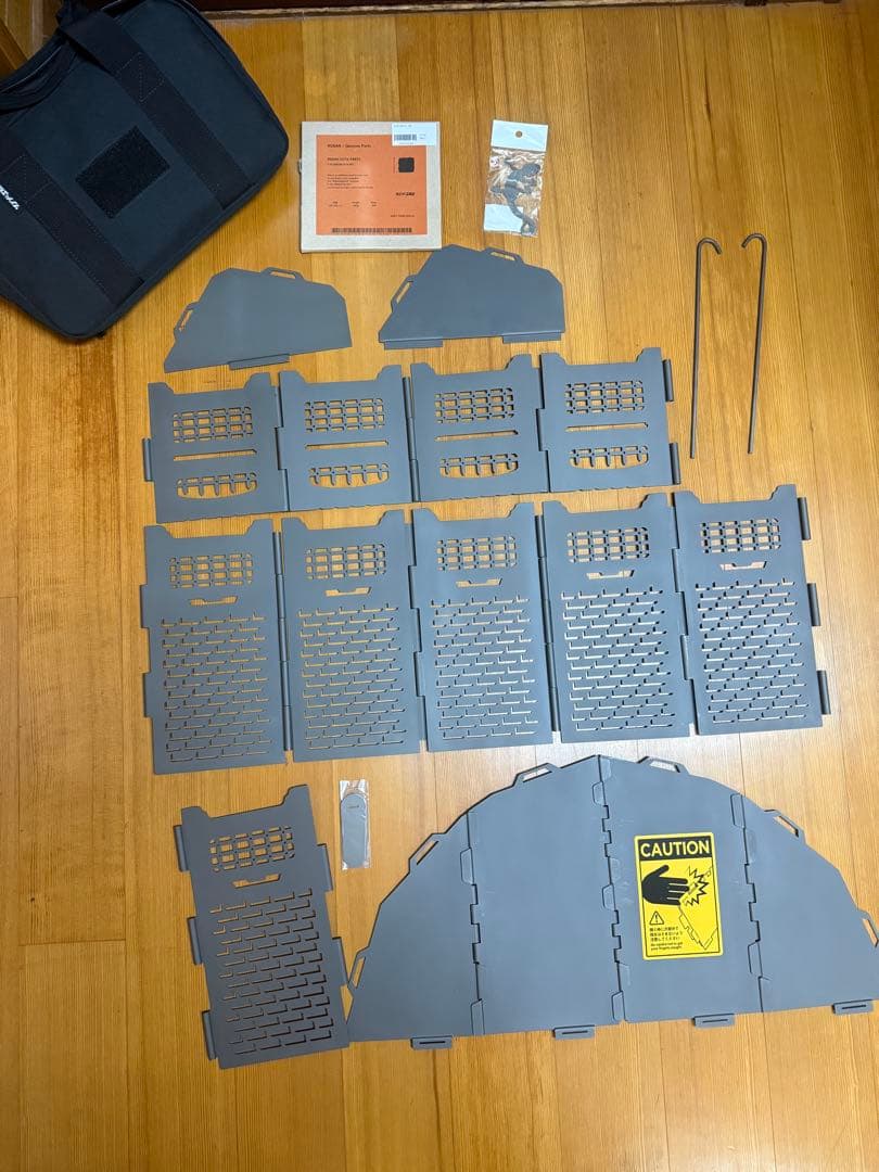 【新品】サンゾー工務店 ロダン BRICK 半月&スタンダード　焚き火セット