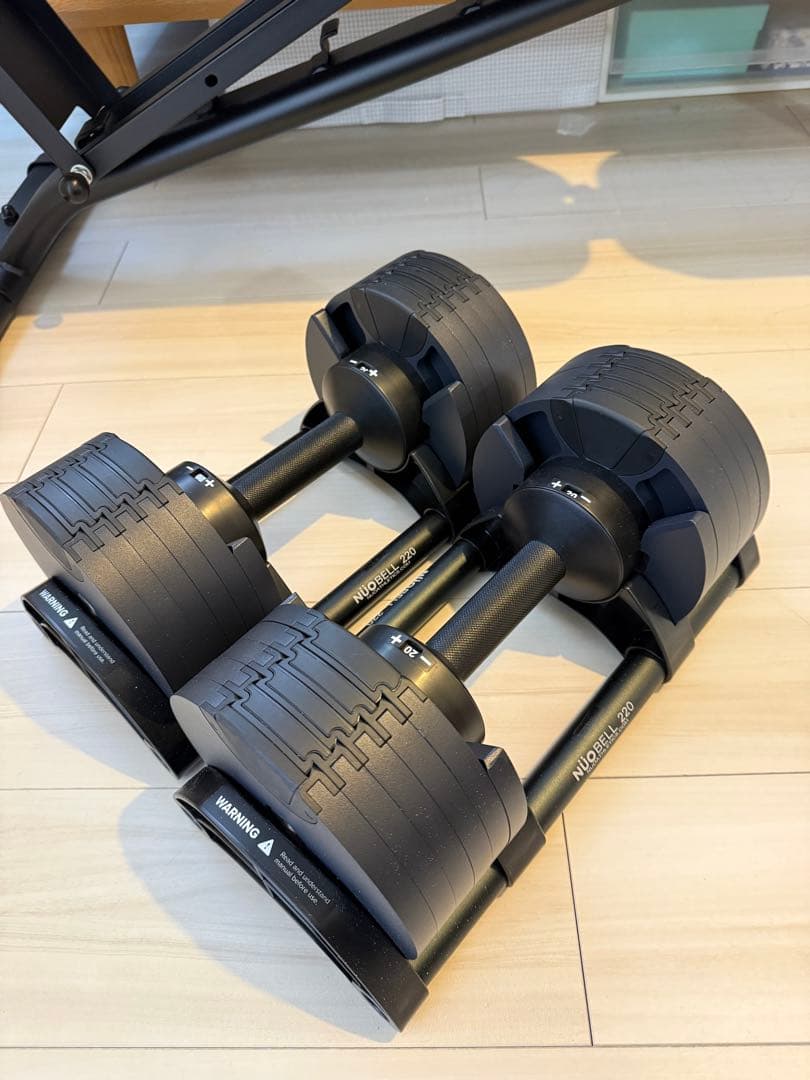 フレックスベル20kg 2kg刻み 2個セット＋リーディングエッジベンチ台