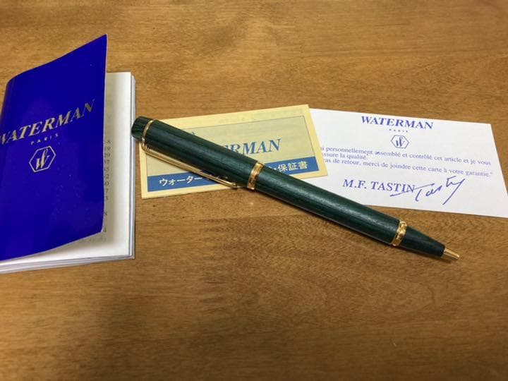 ウォーターマン　ボールペン　ル・マン100　フォンテーヌブロー　グリーンウッド