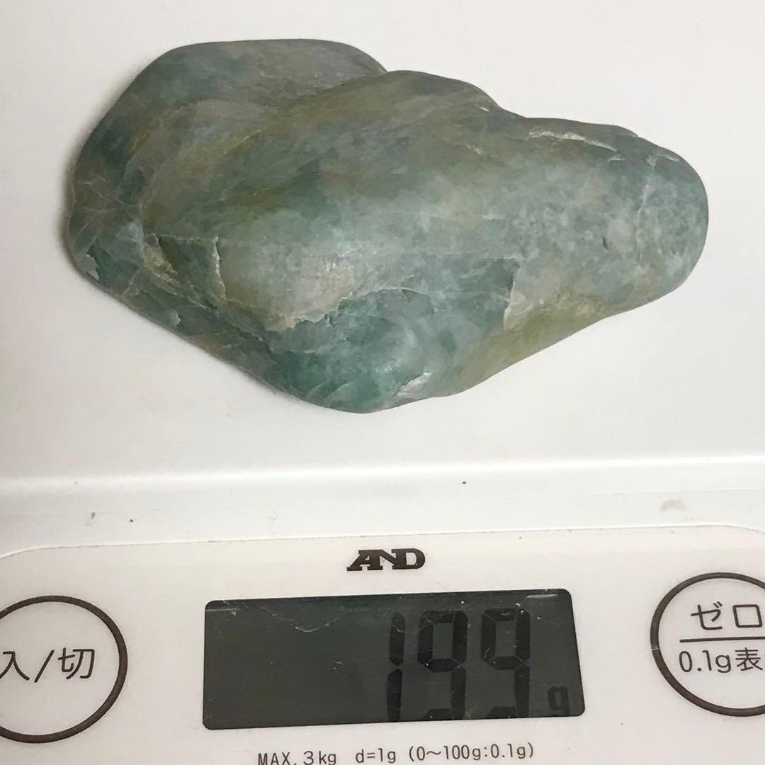 糸魚川翡翠　青　海石　199g