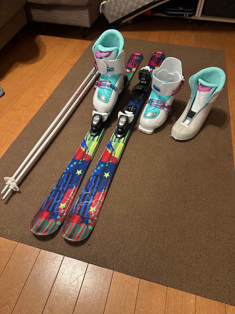 Hart スキー板126cm 靴サイズ24cm