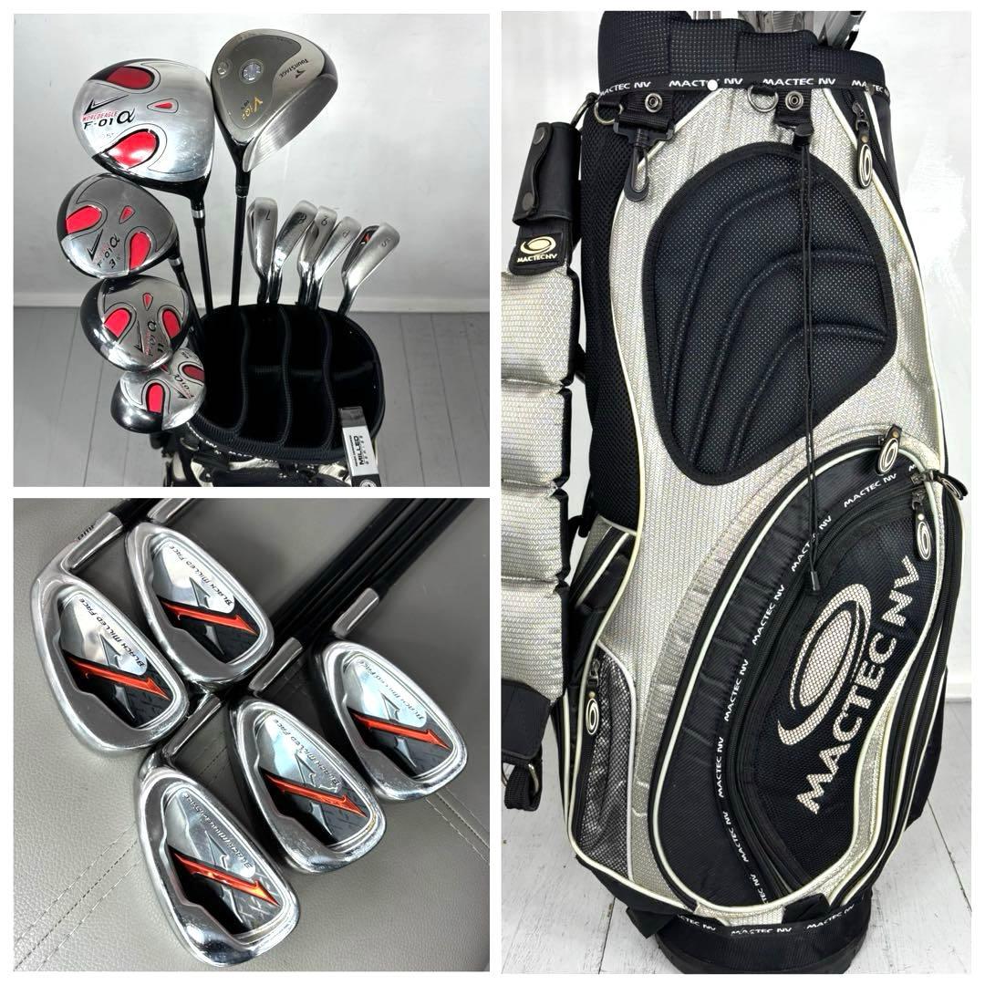本格派 メンズゴルフクラブ 11本 フルセット ゴルフセット お試し 初心者向