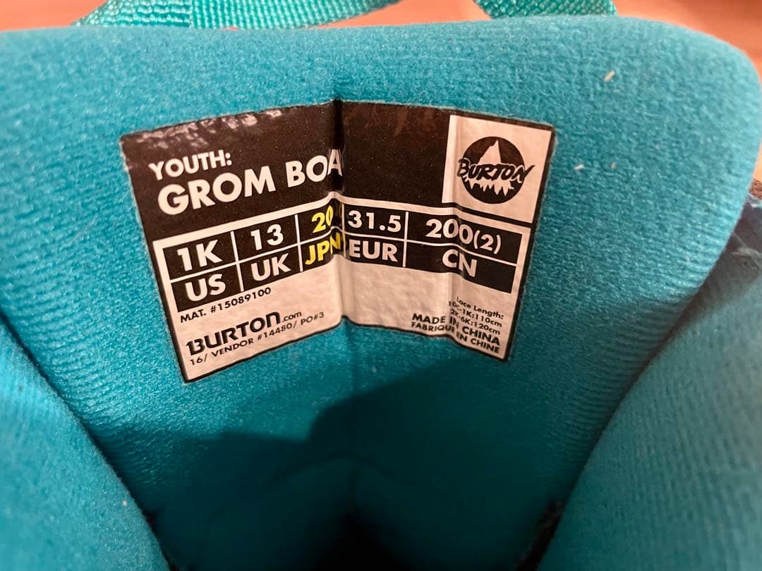 BURTON バートン GROM BOA キッズ ブーツ 20cm女の子 ピンク
