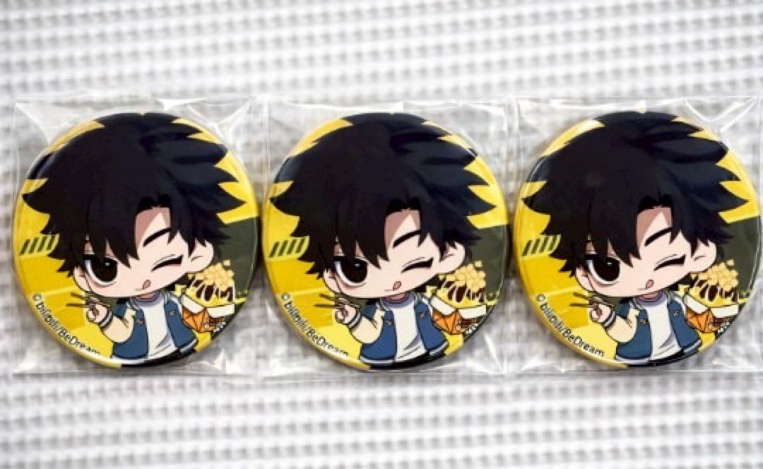 时光代理人 時光代理人 トキ 程小時 缶バッジ ばくだん焼き 3点