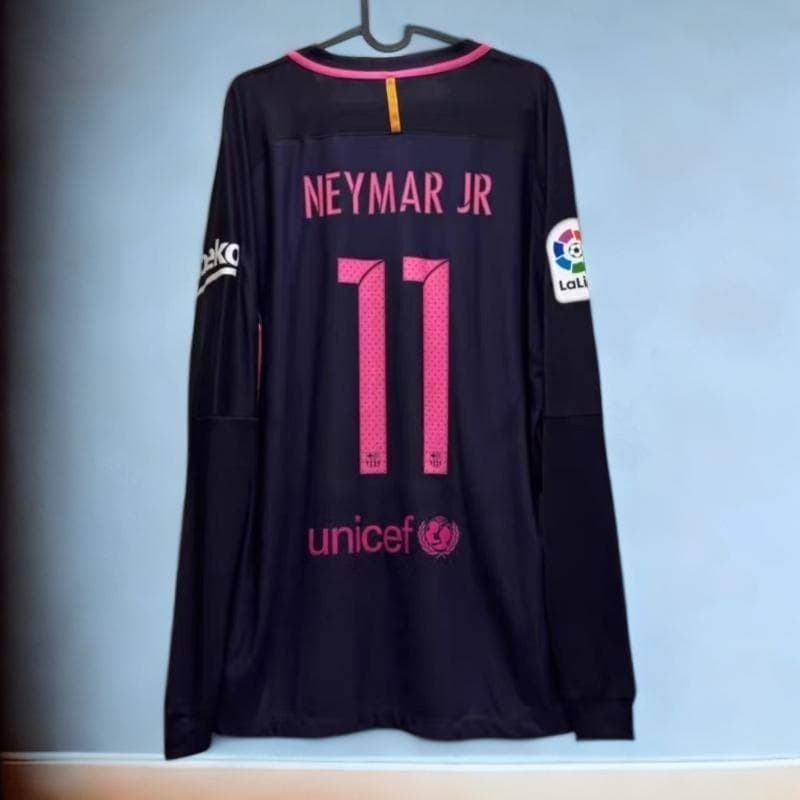 16-17 NEYMAR JR 11番 バルセロナ 長袖 シャツ