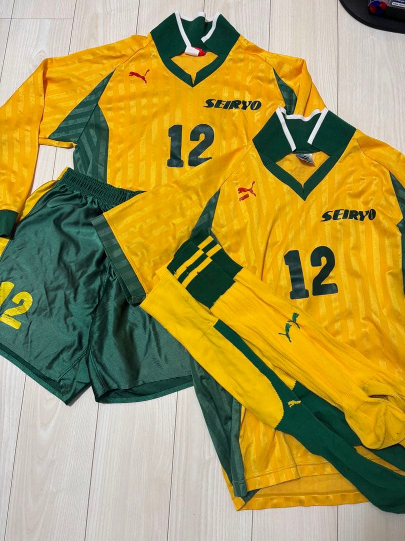 星稜高校サッカー部ユニフォーム　セット PUMA サッカーシャツ 12番