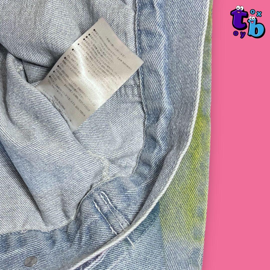 エイベックス【倖田來未 スプレーペイント デニムジャケット XL】No.C302