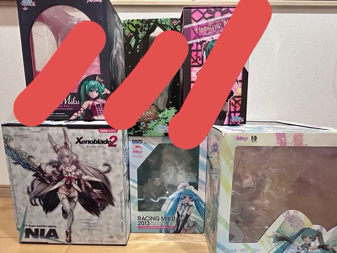 ゼノブレイド2 ニア、初音ミク フィギュアセット 6体セット