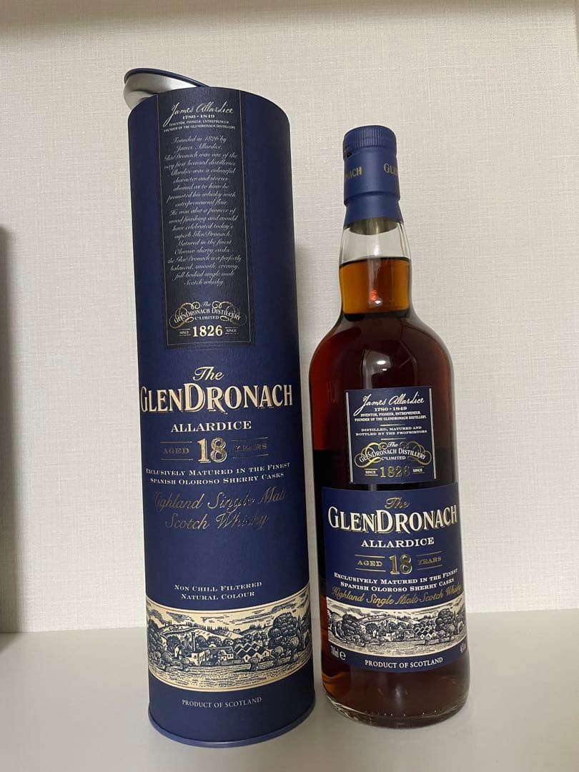 グレンドロナック18年 希少2018年ボトリング　旧ボトル