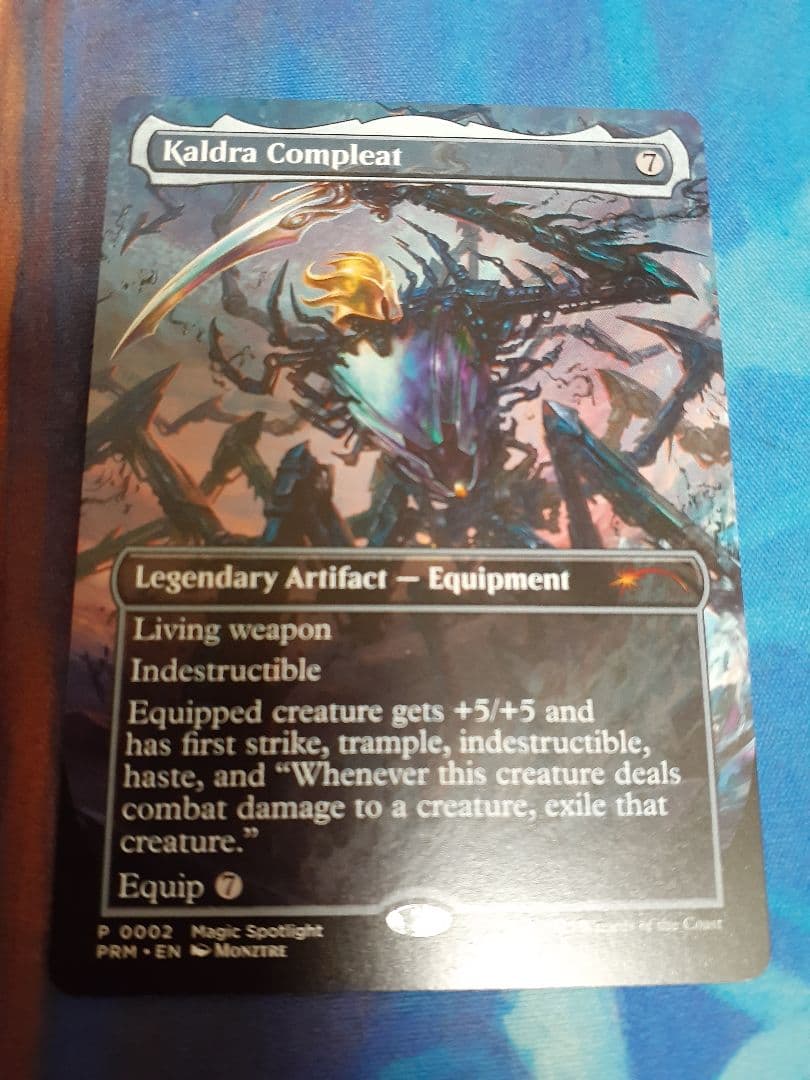 mtg カルドラの完成体　英語　ボーダーレス　プロモ