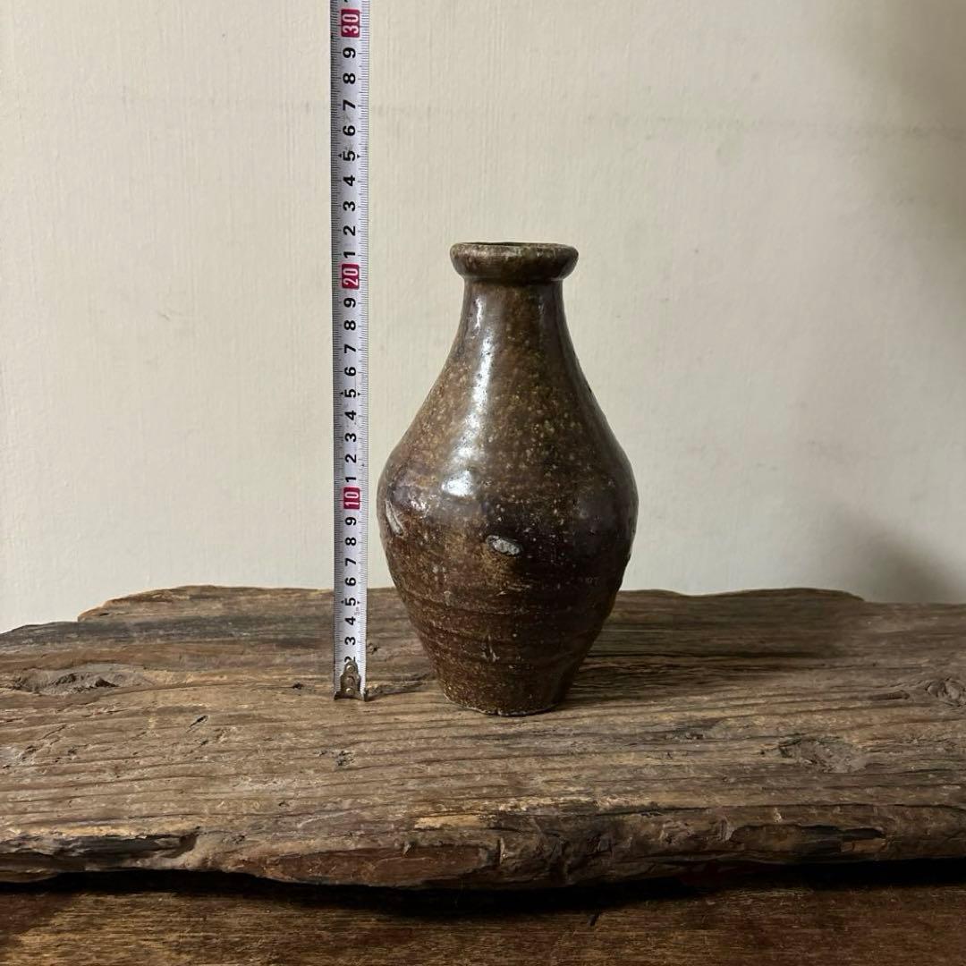 能野焼　花器　徳利　種子島焼　江戸時代　古道具　骨董　古民芸　検;白洲正子　李朝