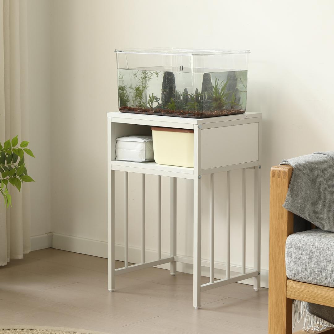 赤字価格！水槽台 水槽スタンド 45ｘ40cm 耐荷重100kg WHITE