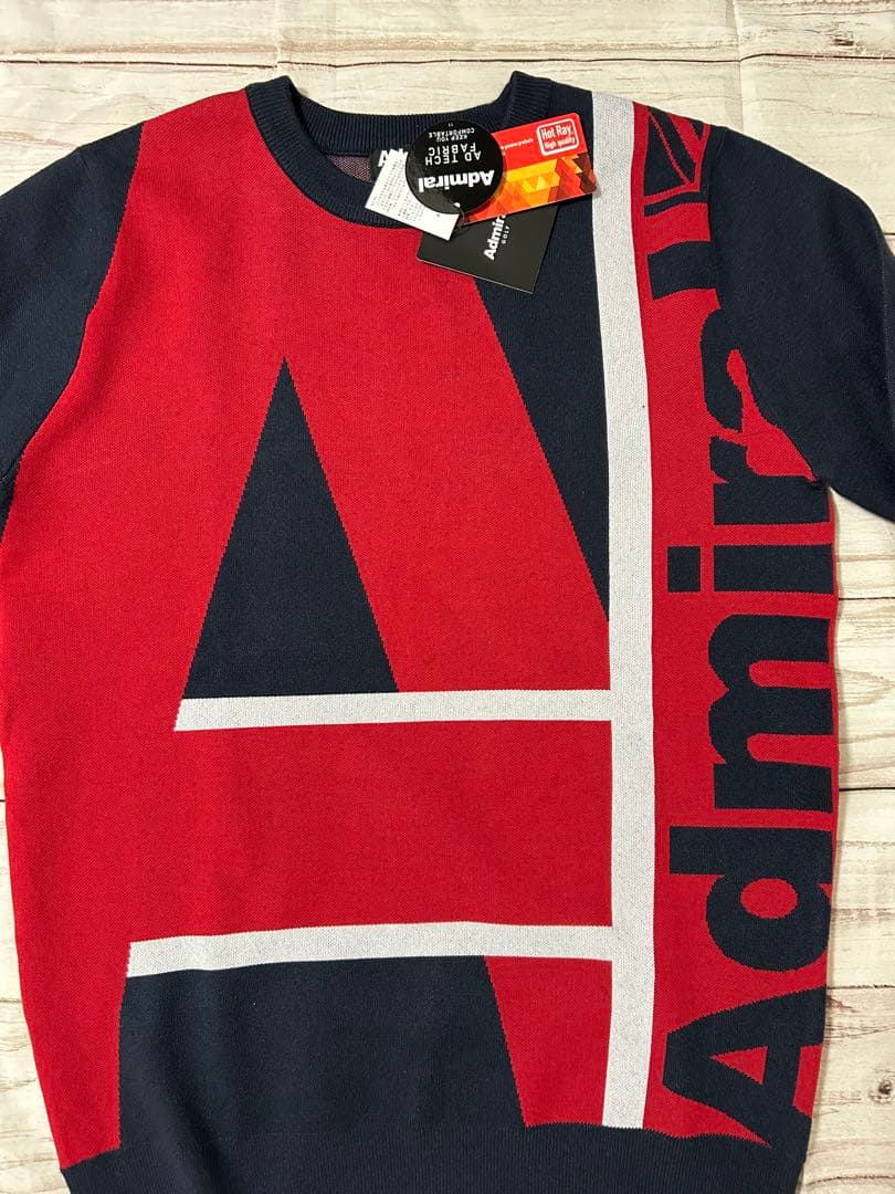 新品タグ付き　アドミラル　ゴルフ　admiral GOLF ニット　セーター　M