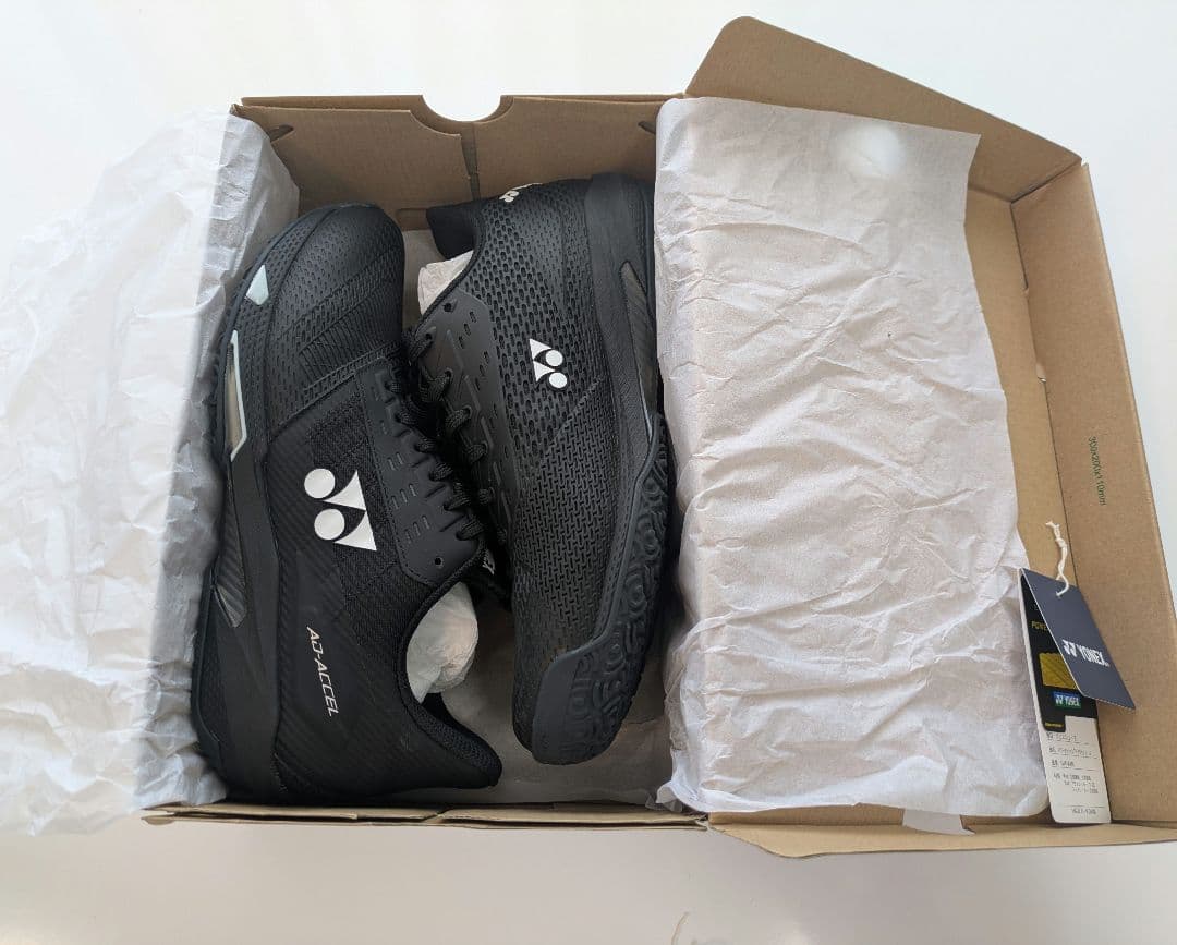 YONEX パワークッション AD-ACCEL メンズ GC 25.5　黒色