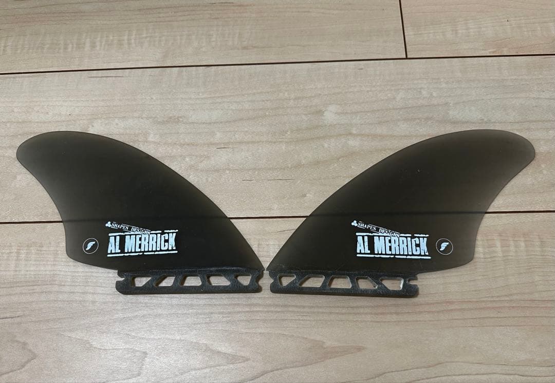 AL MERRICK サーフボードフィン ブラック 2個セット