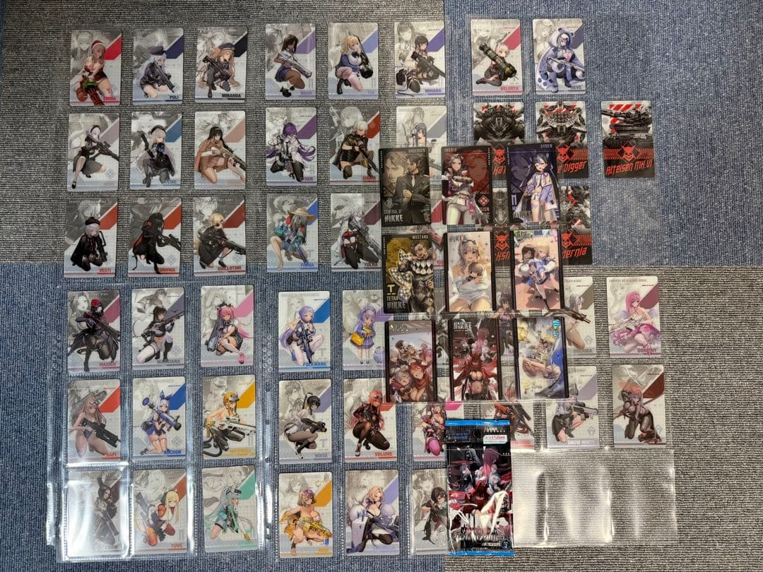 勝利の女神NIKKE ガンガールメタルカード 全58種 コンプ セット