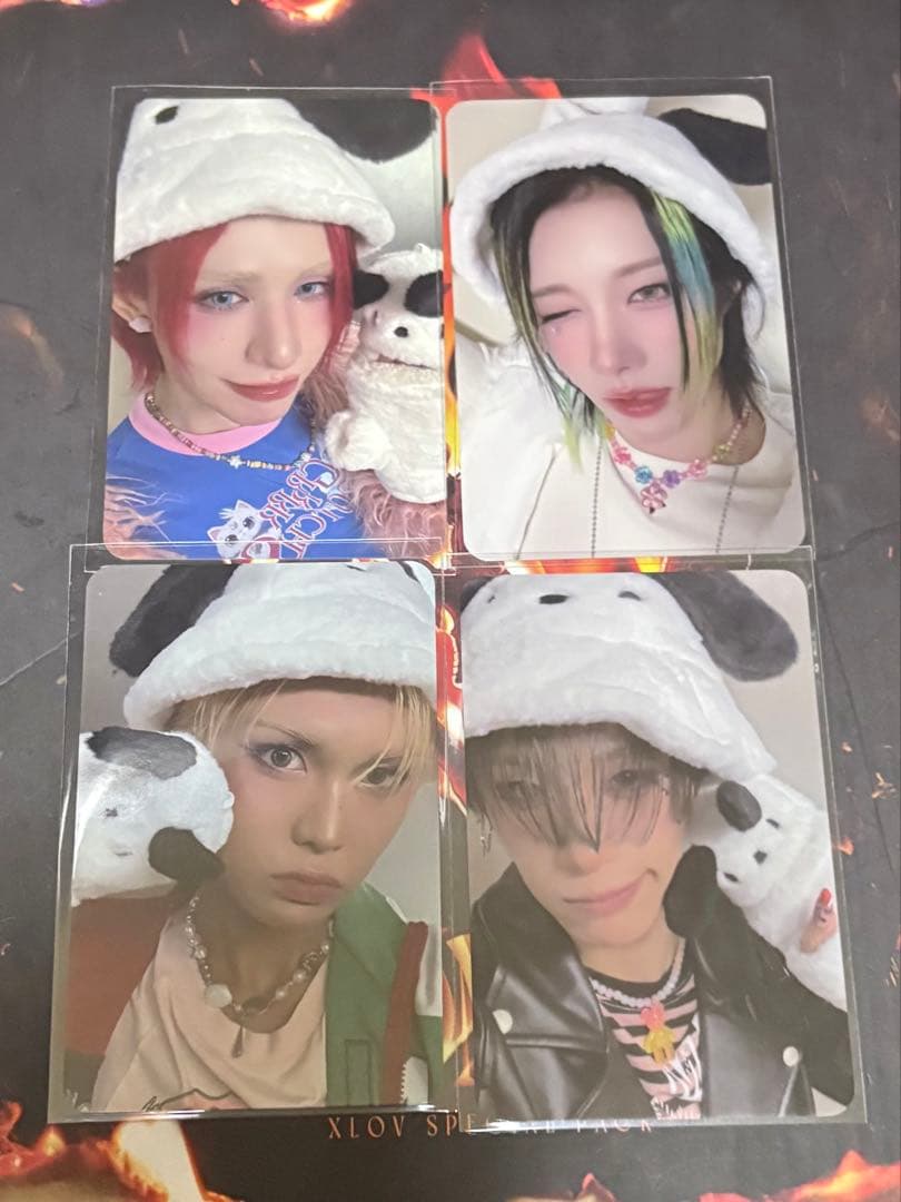 XLOV 1stmusic トレカ 4枚セット