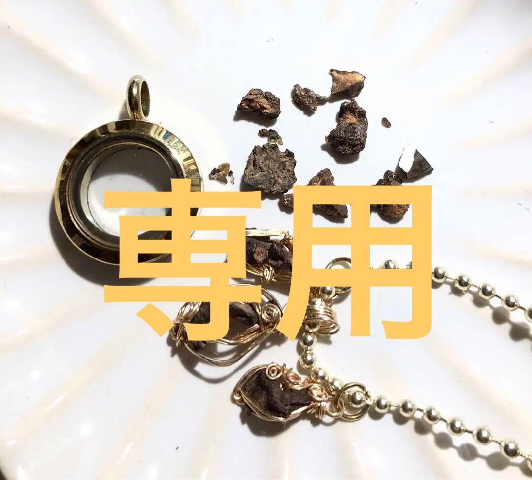 隕石　メテオライト　イミラック　ペンダントトップ付き