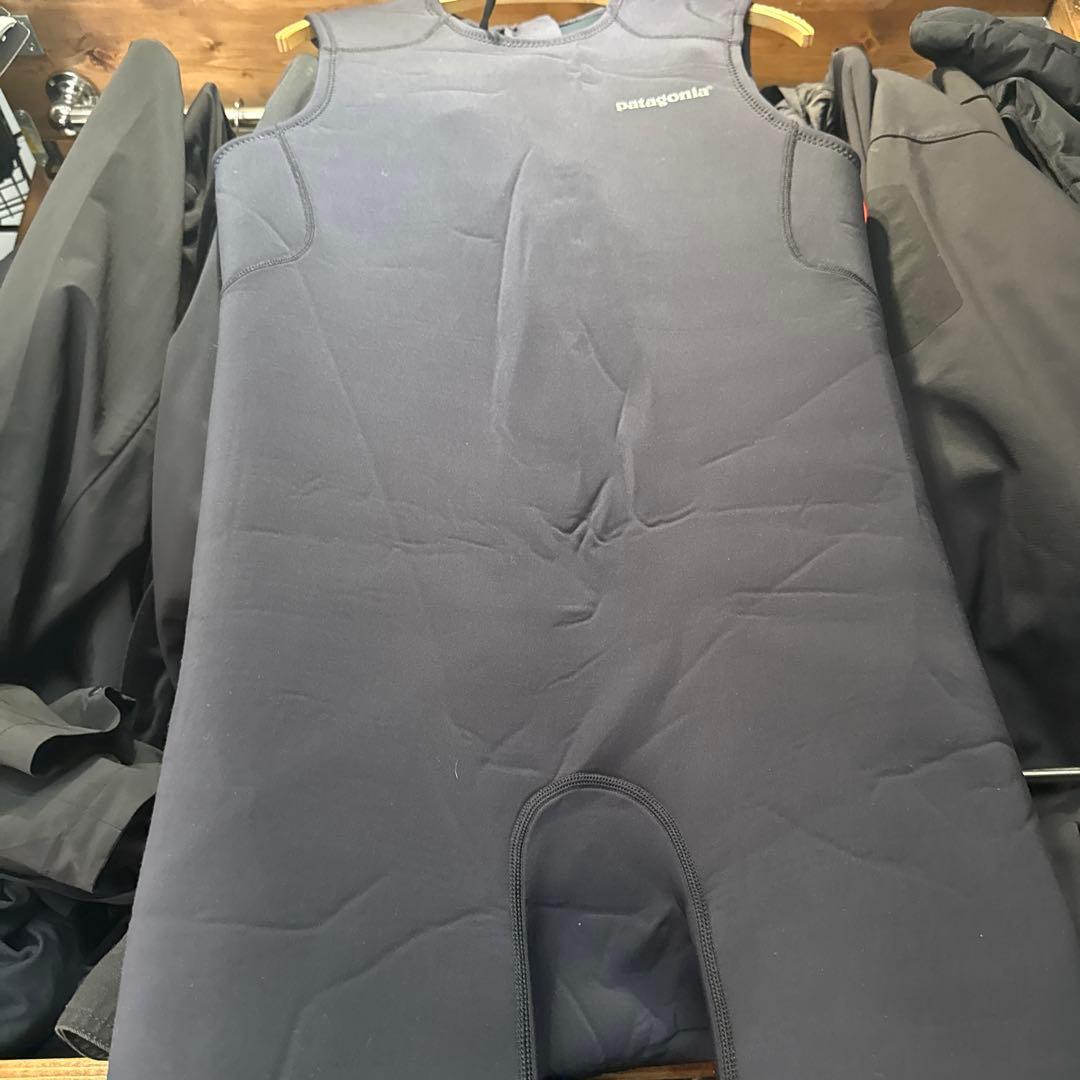 【超美品】patagonia ブラック ロングジョン サイズXL