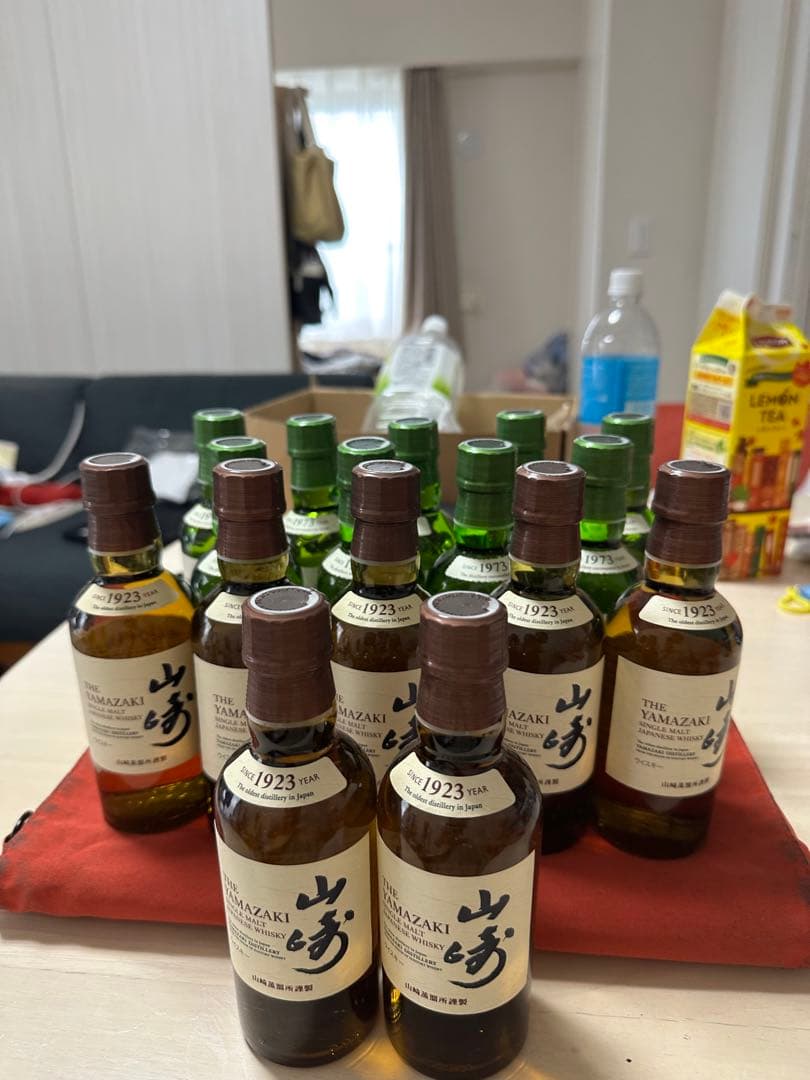 ミニボトル山崎180ml7本&白州180ml 9本セット