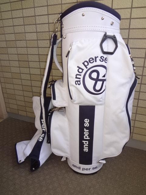 アンパスィ/ and per se 最新キャディバッグ (AUS7204) 美品