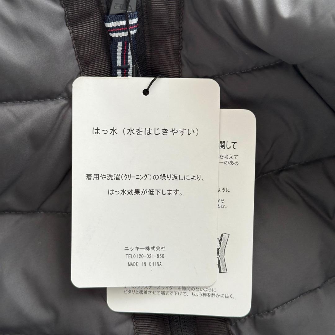 【新品タグ付き】FILA GOLF ダウンジャケット フード付き ゴルフ 大きめ