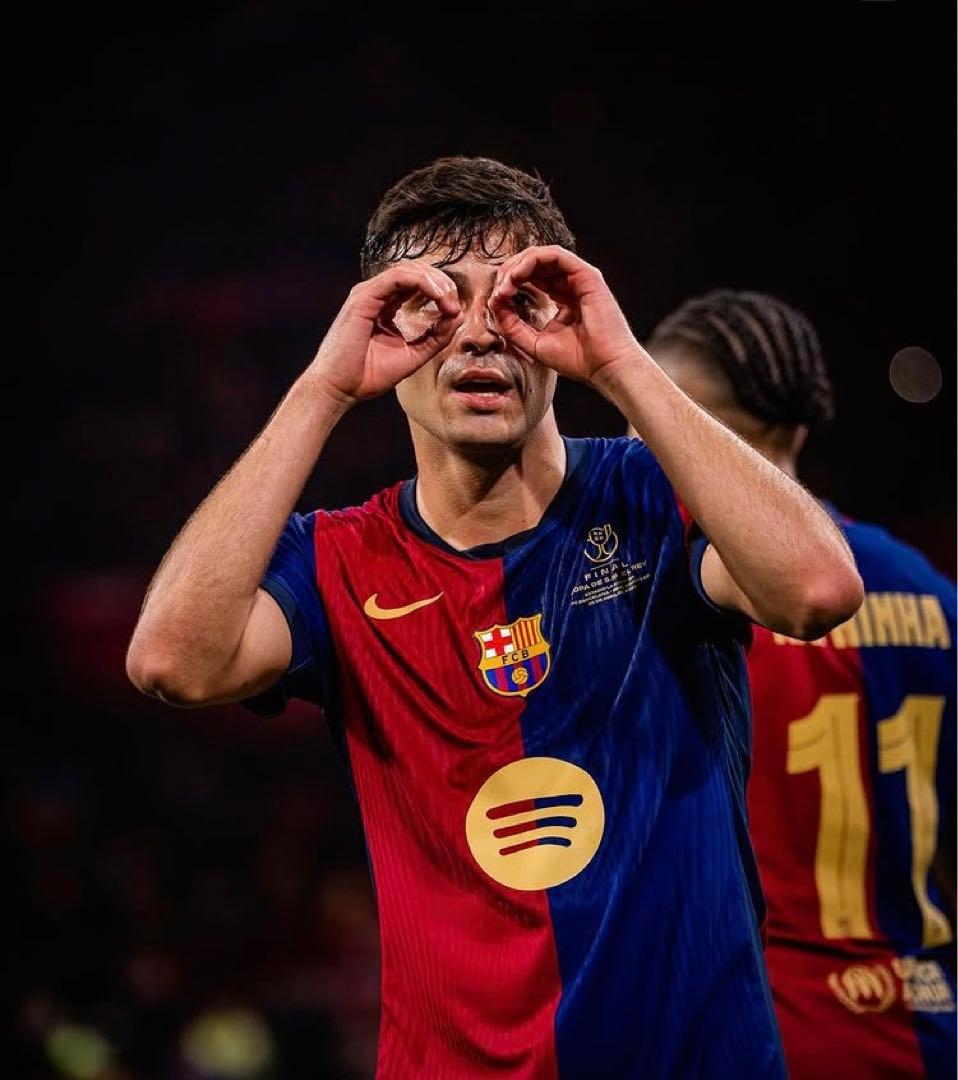 【正規品】バルセロナ ペドリ ユニフォーム 国王杯決勝モデル