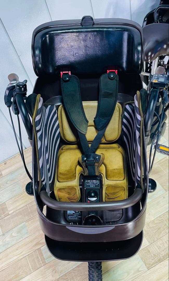 2958パナソニック12アンペア　3人乗り対応子供乗せ　電動アシスト自転車