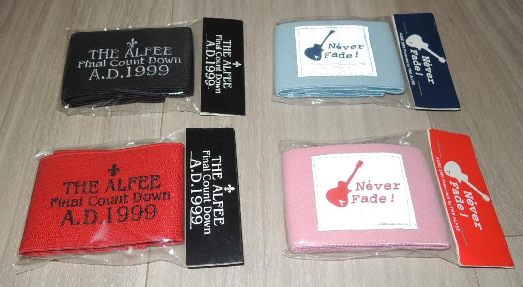 THE ALFEE リストバンド 4点セット