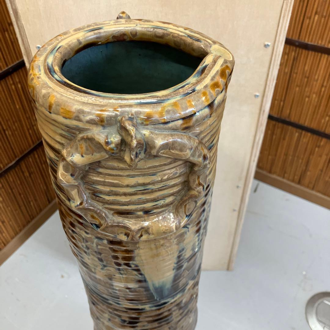 骨董品　華道道具　筒型花器　大正時代から昭和初期　S1068KOTK