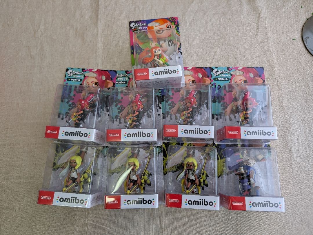 スプラトゥーン amiibo フィギュア 9体セット