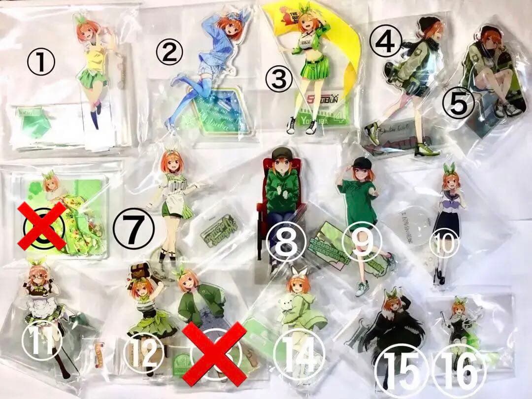 五等分の花嫁　アクリルスタンド　四葉　72個　まとめ売り