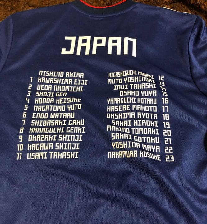 サッカー日本代表 記念ユニフォーム