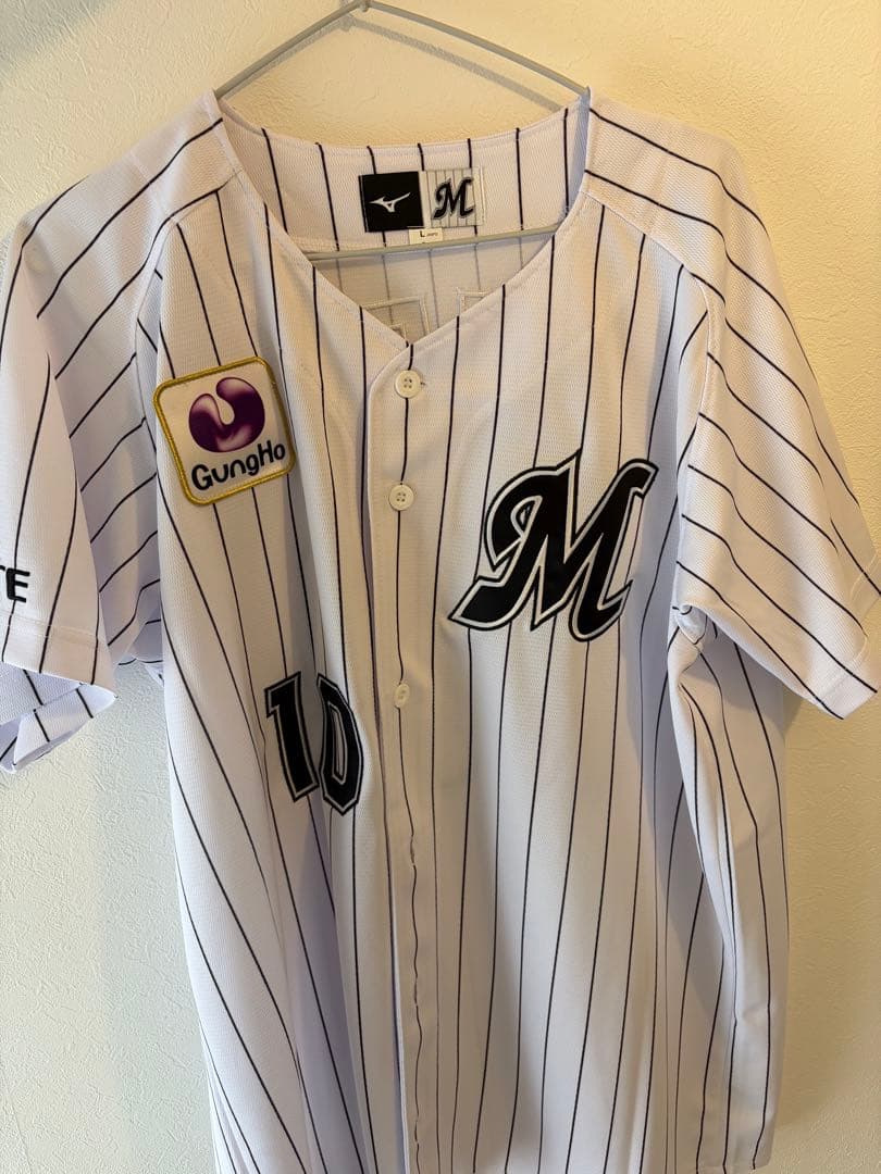 千葉ロッテマリーンズ 上田ユニフォーム Lサイズ