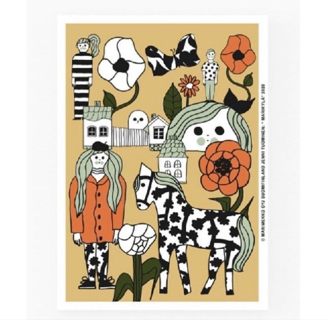 ラスト1点✴︎marimekko Marikyla/ART POSTER 新品