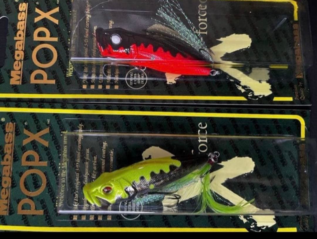 メガバス ポップX SP-C ２個セット バサクラ #kvs チャート ブラック