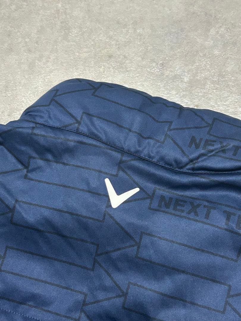 極美品 Callaway golf キルティングダウン ネイビー XL