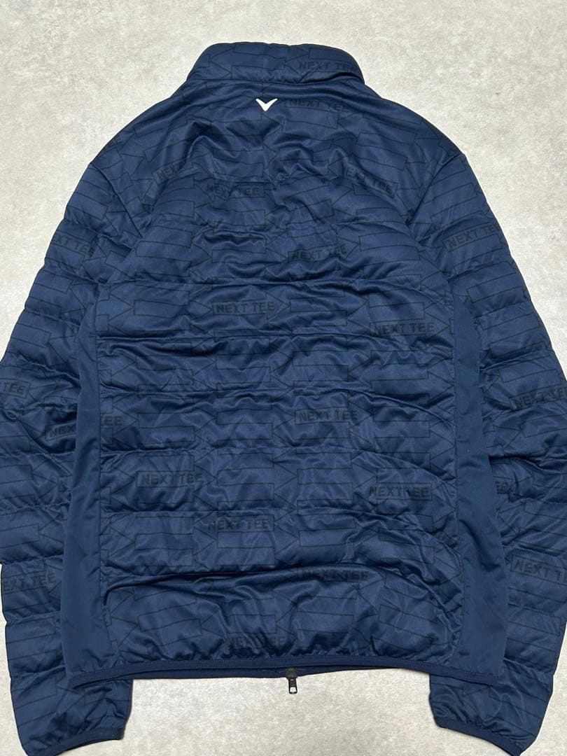 極美品 Callaway golf キルティングダウン ネイビー XL