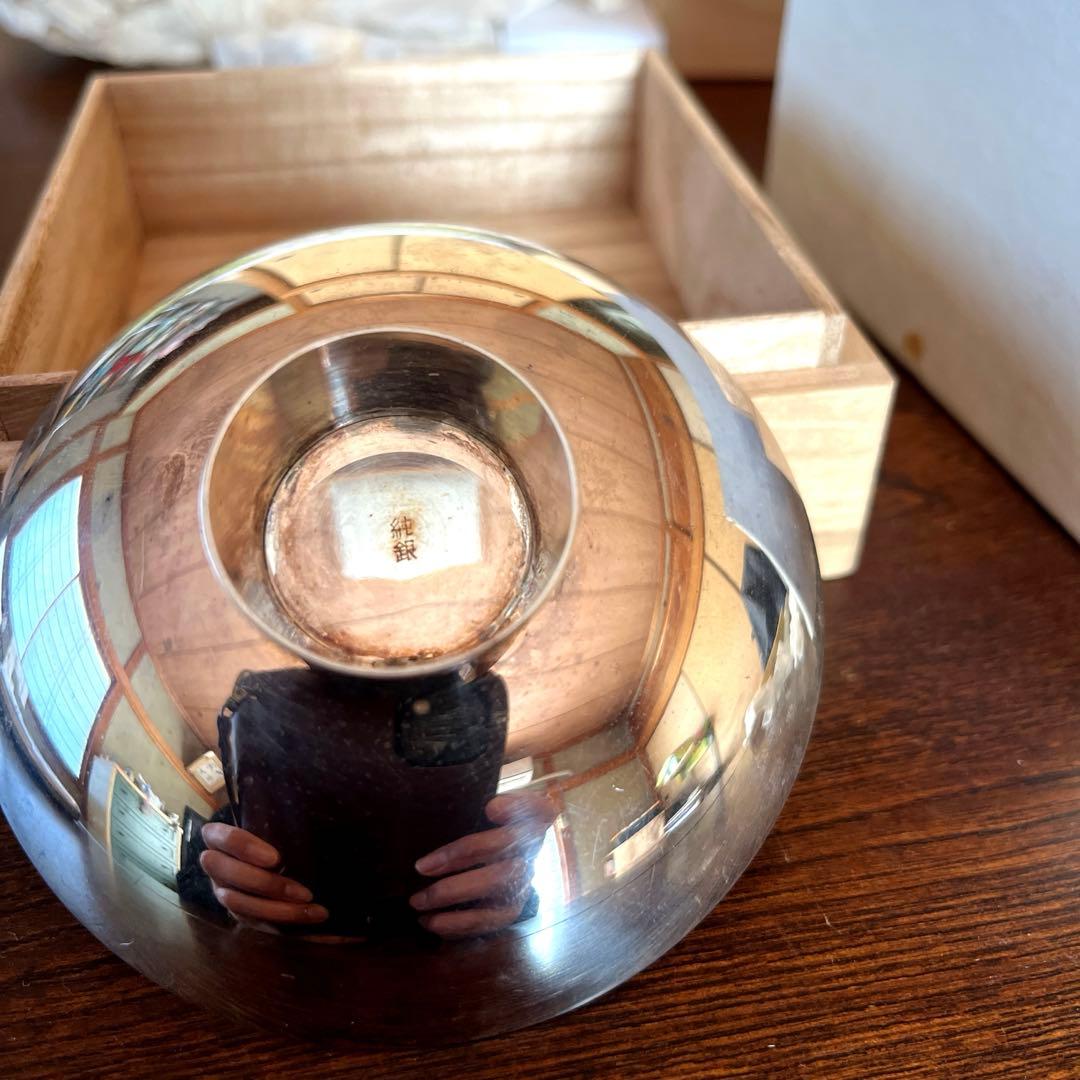 24KGP金杯　純銀銀杯セット　箱付き