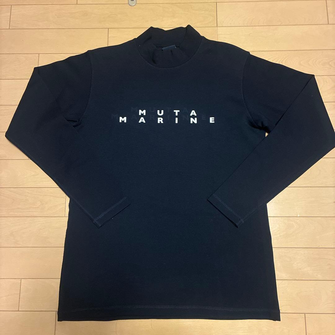 ムータマリンゴルフ メンズウォームストレッチポンチ モックネックシャツ 秋冬