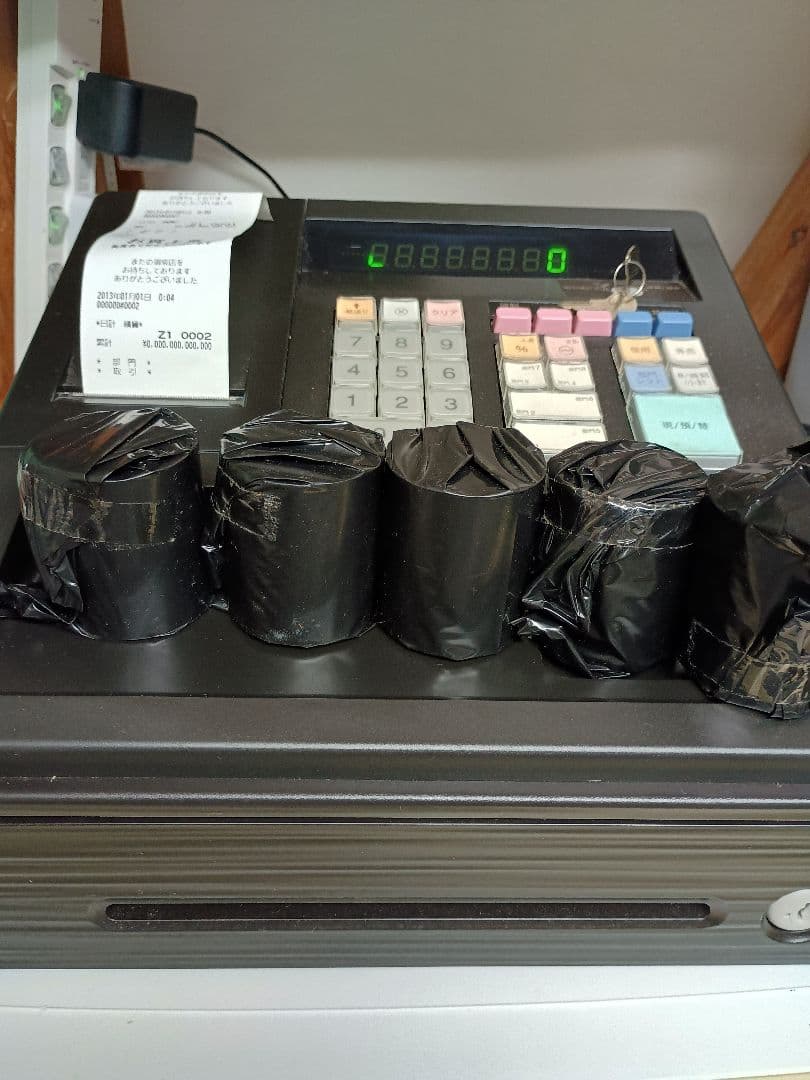 SHARP XE-A147 レジスター　ロール５個付