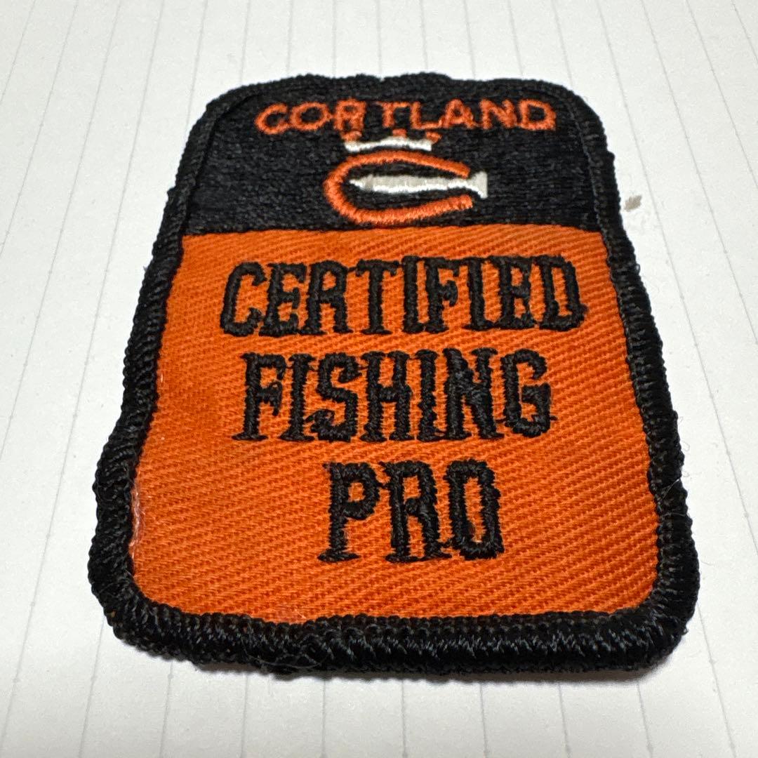 Cortland Certified Fishing Pro パッチ　ワッペン